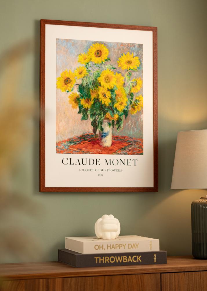 Okvir Hermes Češnja 42x59,4 cm - Paspartȗ Bela 25x38 cm