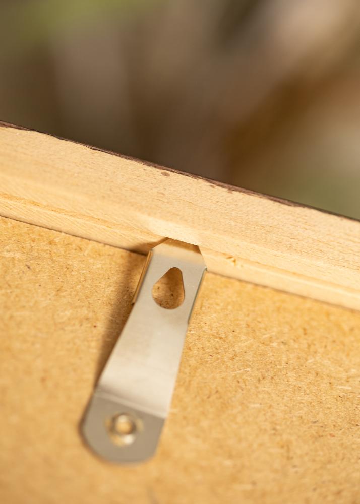 Okvir Hermes Teak 56x71 cm - Paspartȗ Bela 46x61 cm