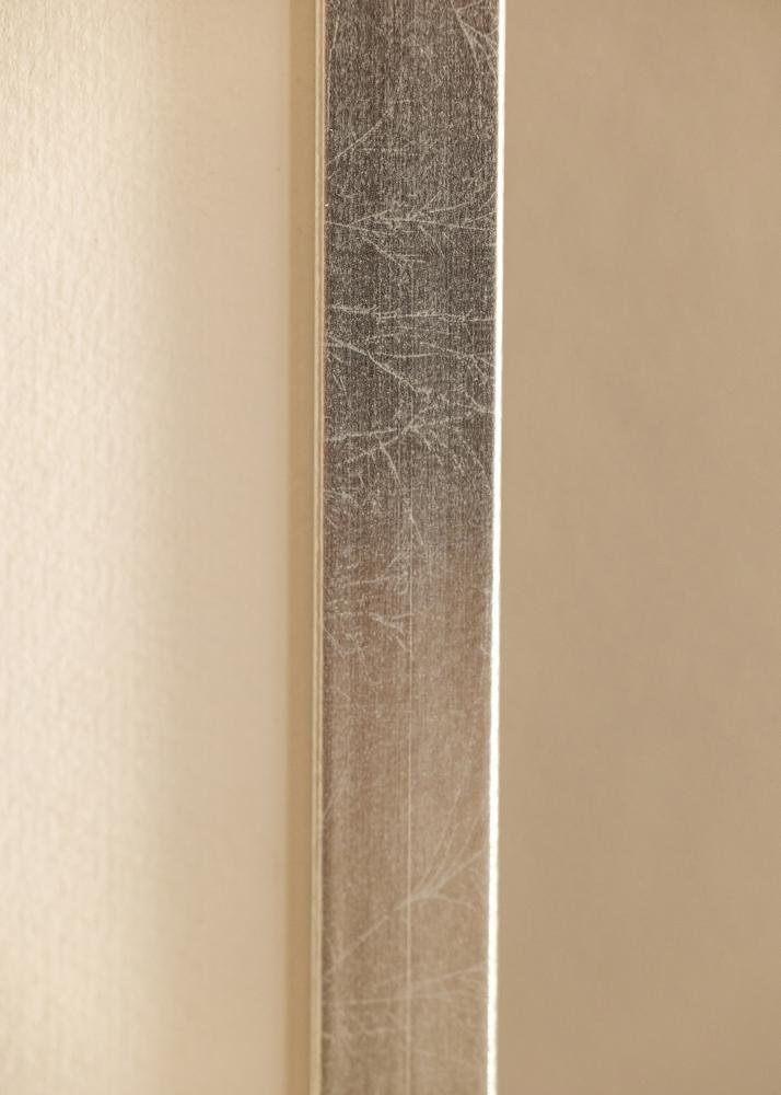 Okvir Minerva Srebrna 30x40 cm - Paspartȗ Bela 20x28 cm