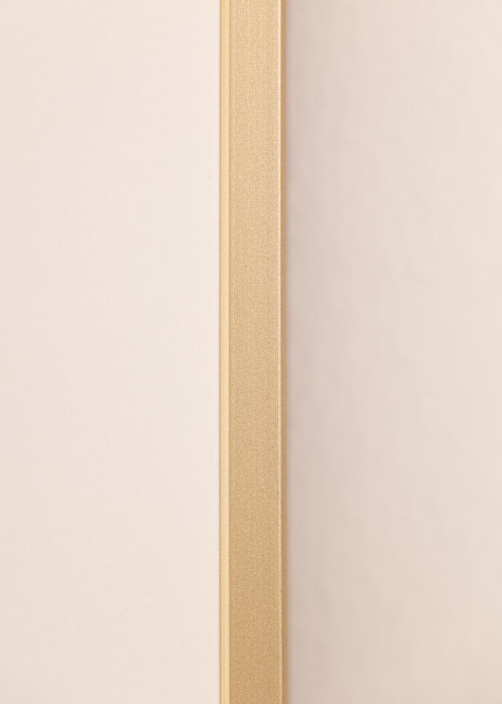 Aluminijast okvir Medenina 70x100 cm - Paspartȗ Bela 24x36 inches