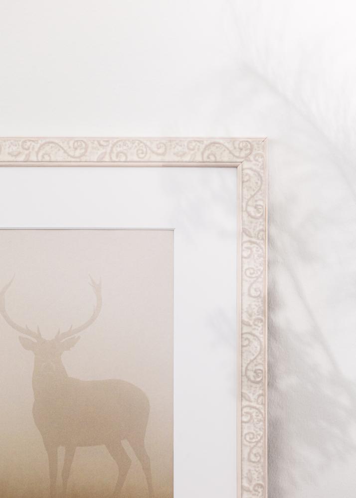 Okvir Milton Akrilno steklo Bela 21x29,7 cm (A4)