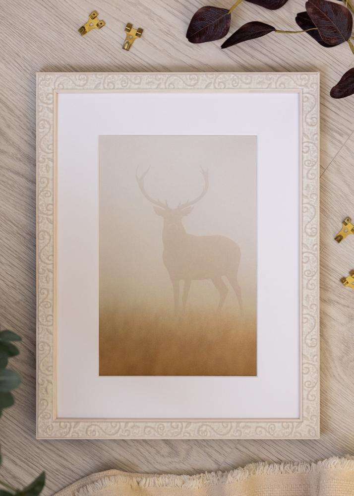 Okvir Milton Akrilno steklo Bela 21x29,7 cm (A4)