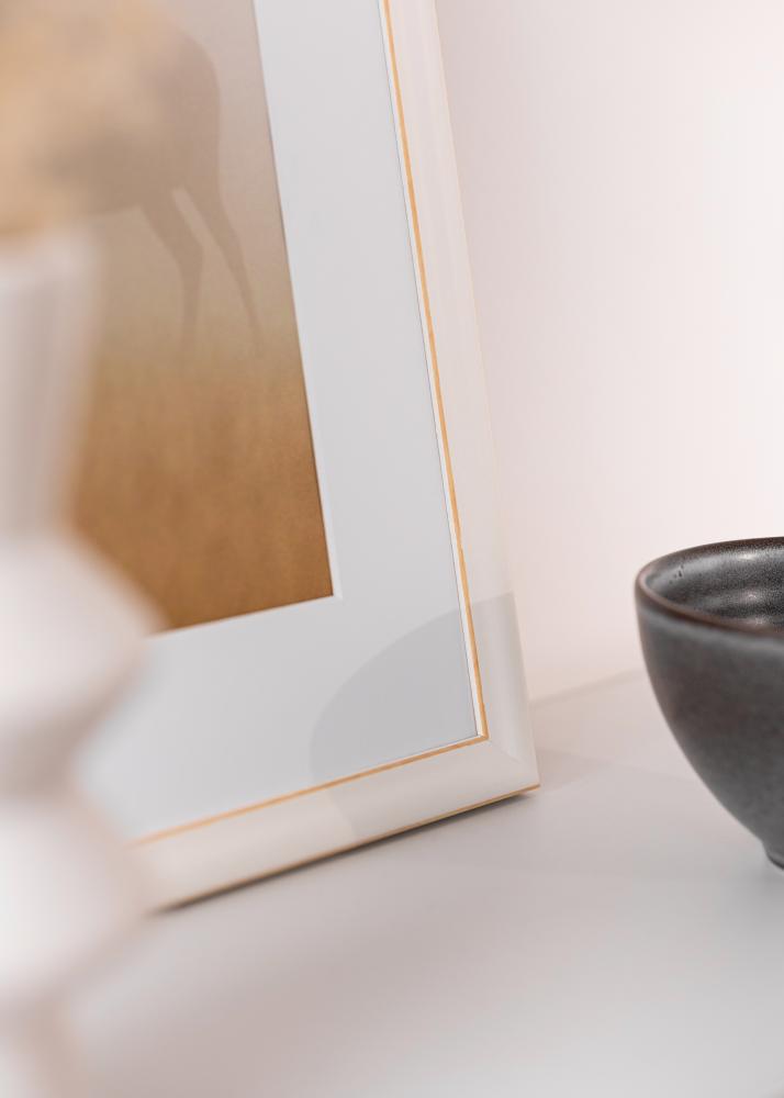 Okvir Marie Claire Akrilno steklo Bela 21x29,7 cm (A4)