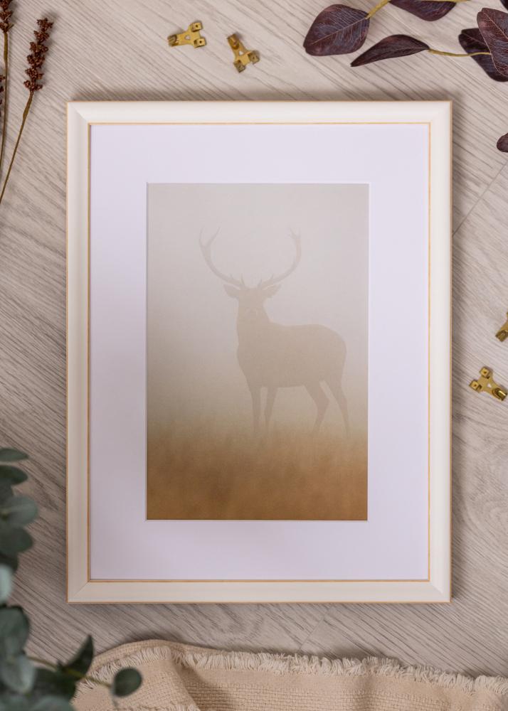 Okvir Marie Claire Akrilno steklo Bela 21x29,7 cm (A4)