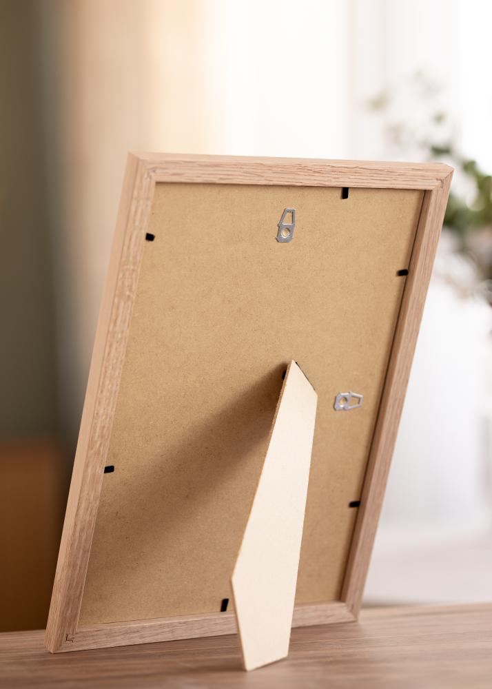 Okvir Tidlös Masivni Hrast 20x30 cm - Passepartout Bela 15x21 cm