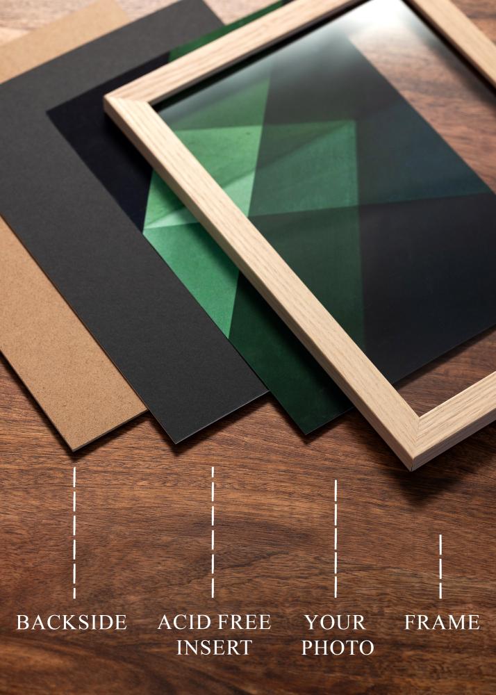 Brez kislin Črna Vložilni list - 42x59,4 cm (A2)