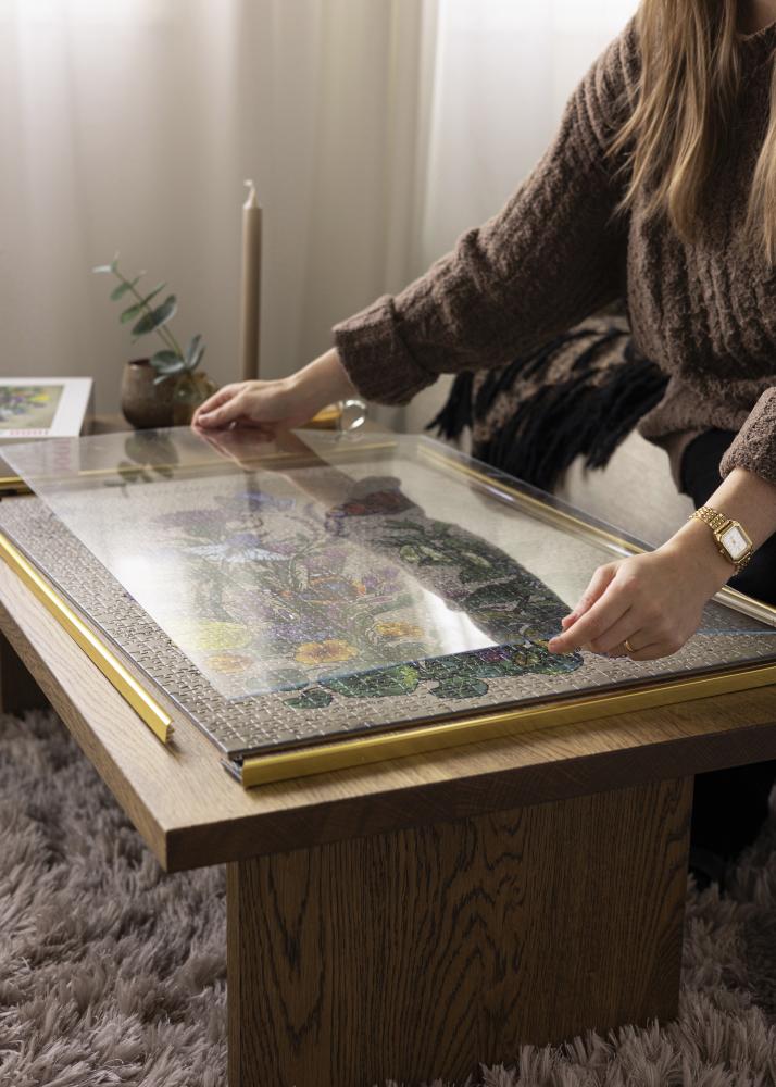 Okvir za sestavljanko Zlata 50x70 cm