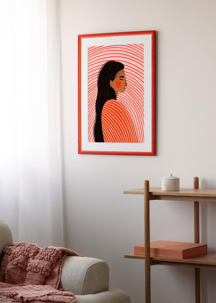 Okvir Cornwall Akrilno steklo Rdeča 40x40 cm