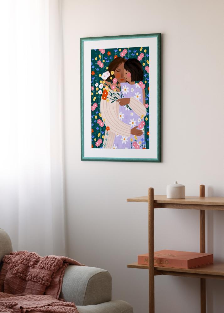 Okvir Cornwall Akrilno steklo temno zelen 40x50 cm