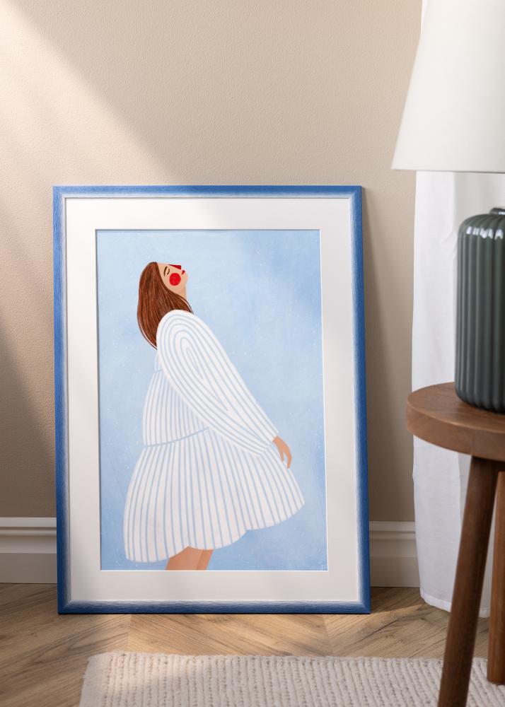 Okvir Cornwall Akrilno steklo Moder 40x50 cm