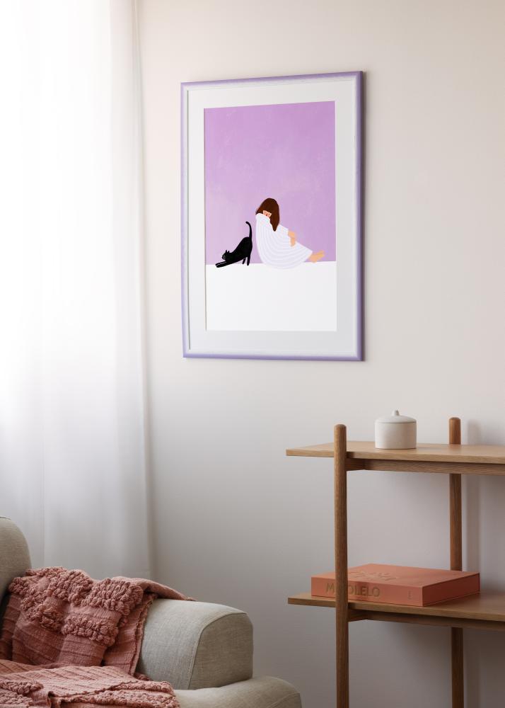 Okvir Cornwall Akrilno steklo Svetlo vijolična 40x50 cm