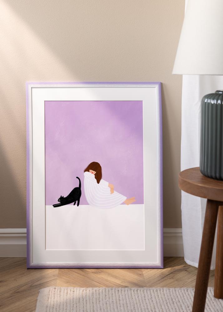 Okvir Cornwall Akrilno steklo Svetlo vijolična 40x50 cm