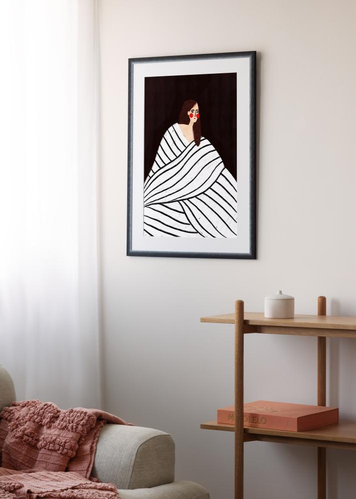 Okvir Cornwall Akrilno steklo Črna 50x70 cm