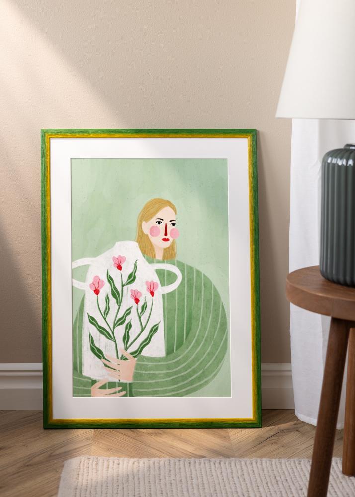 Okvir Cornwall Akrilno steklo Zelen 30x30 cm