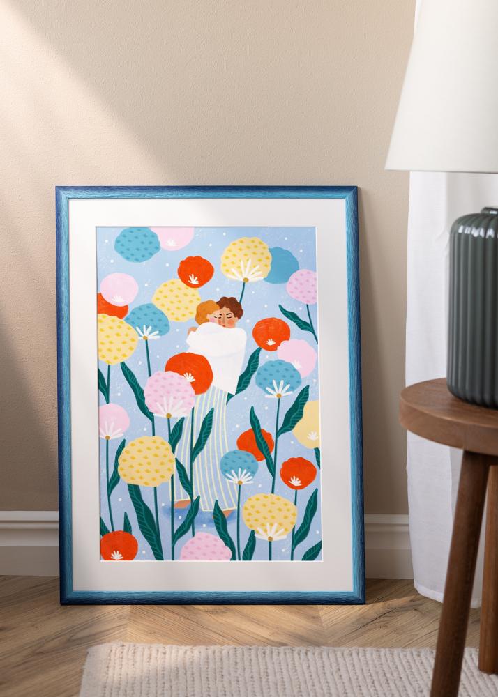 Okvir Cornwall Akrilno steklo temno moder 30x45 cm