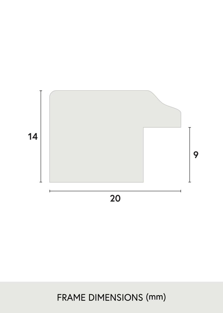 Okvir Whitby Akrilno steklo Vijolična 40x40 cm