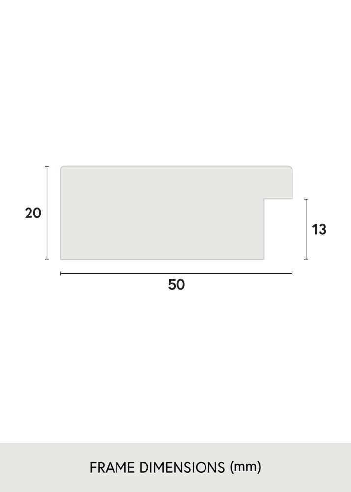 Okvir Pembrokeshire Akrilno steklo Hrast 40x40 cm