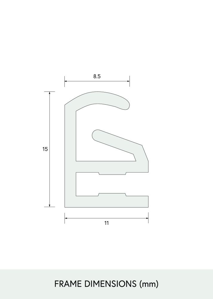Okvir za sestavljanko Črna 37,5x98 cm