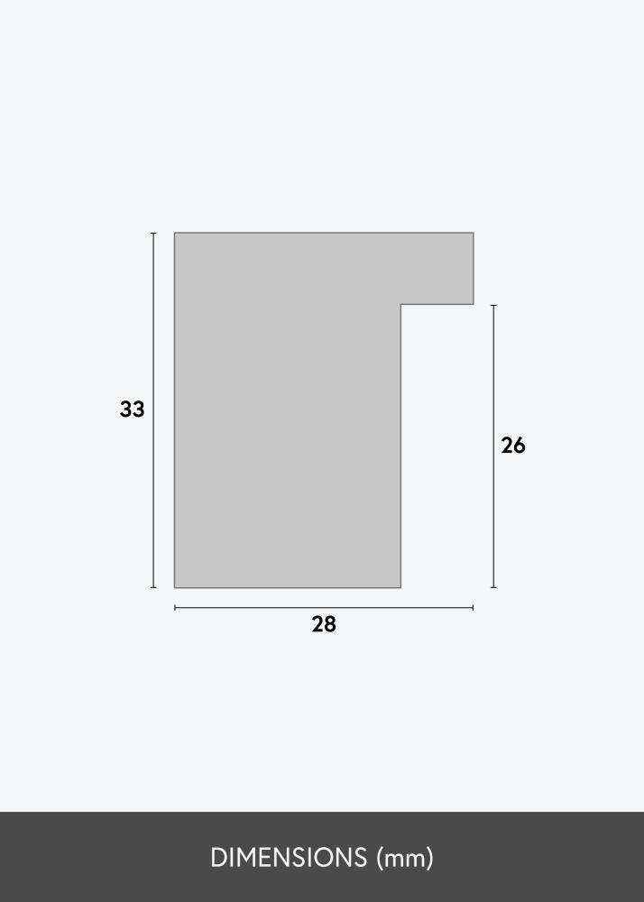 Okvir Cotswold Akrilno steklo Slonovina 60x80 cm