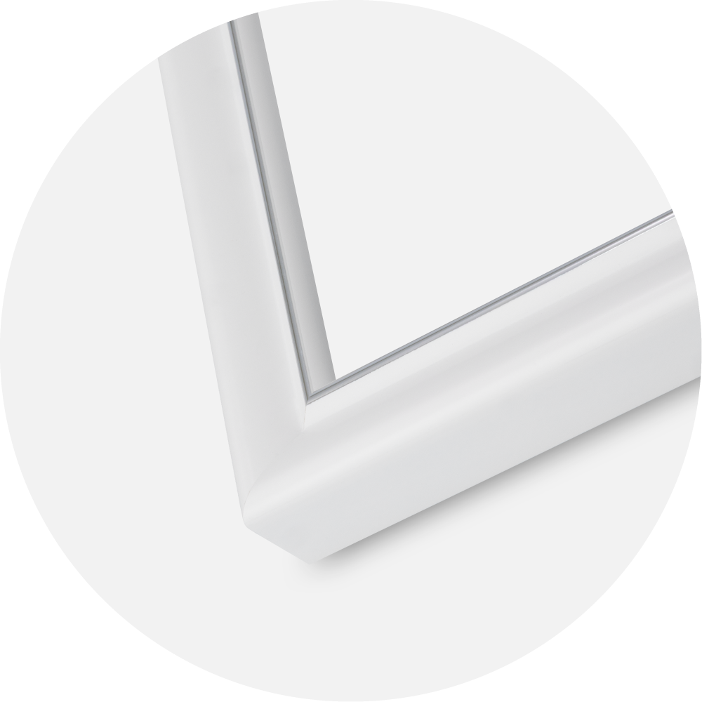 Okvir Canterbury Akrilno steklo Bela 30x30 cm