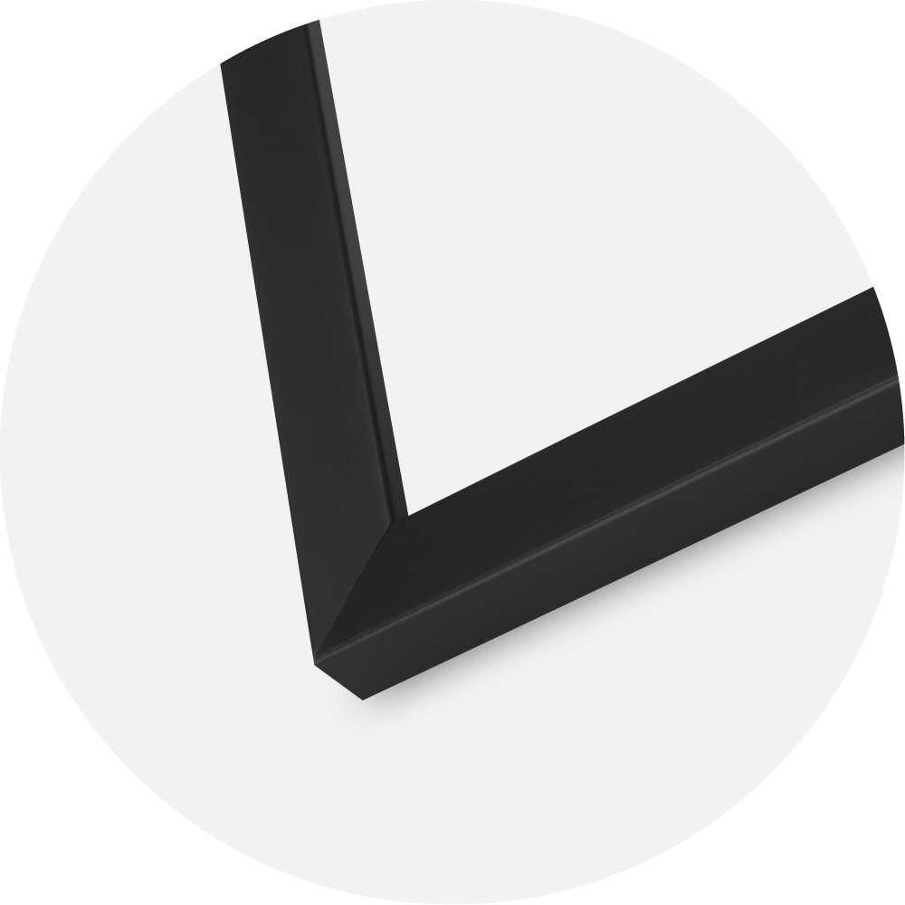 Okvir Oban Akrilno steklo Črna 40x40 cm