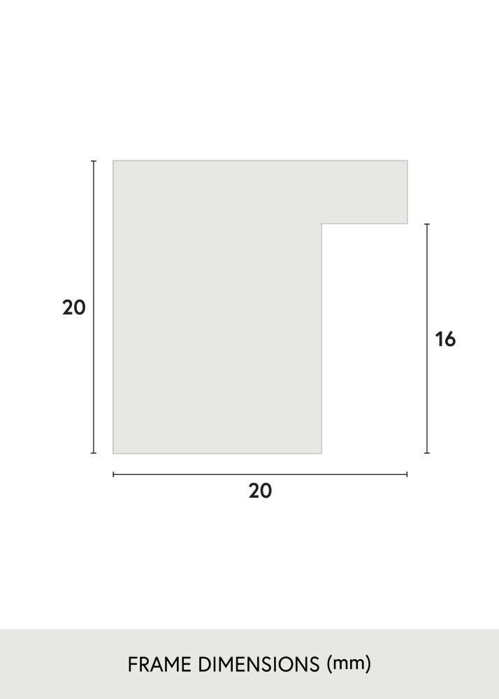 Okvir Salisbury Akrilno steklo Hrast 59,4x84,1 cm (A1)