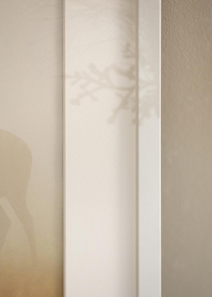 Okvir Modern Akrilno steklo Bela 60x60 cm