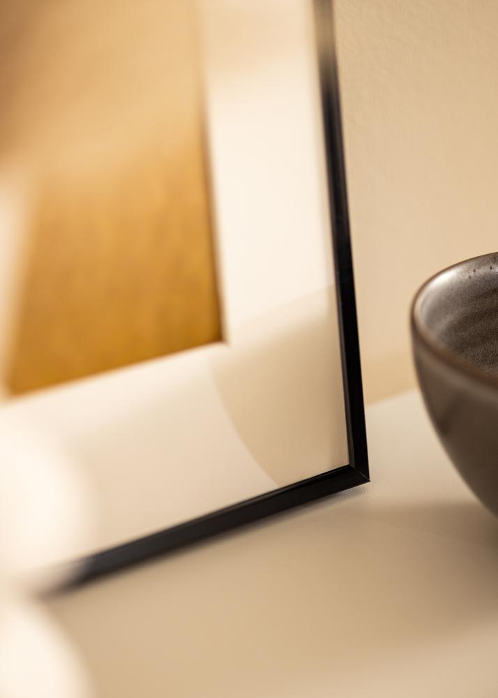 Aluminijast okvir Akrilno steklo Črna 61x91,5 cm