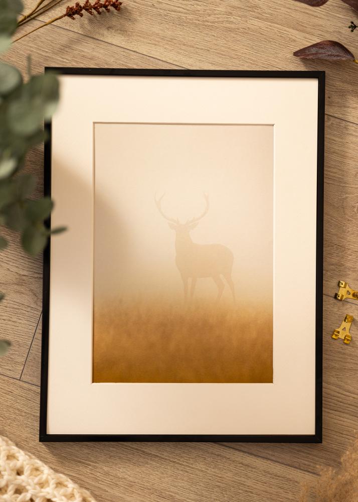 Aluminijast okvir Akrilno steklo Črna 61x91,5 cm