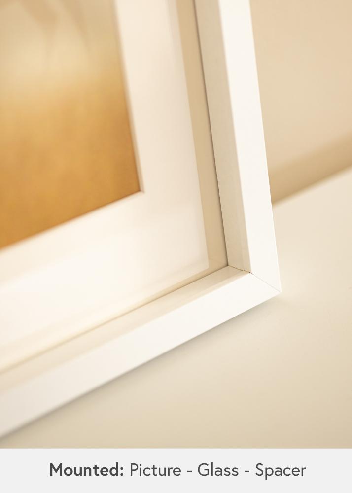 BGA okvir škatle Bela 50x70 cm - Paspartȗ Bela 40x60 cm