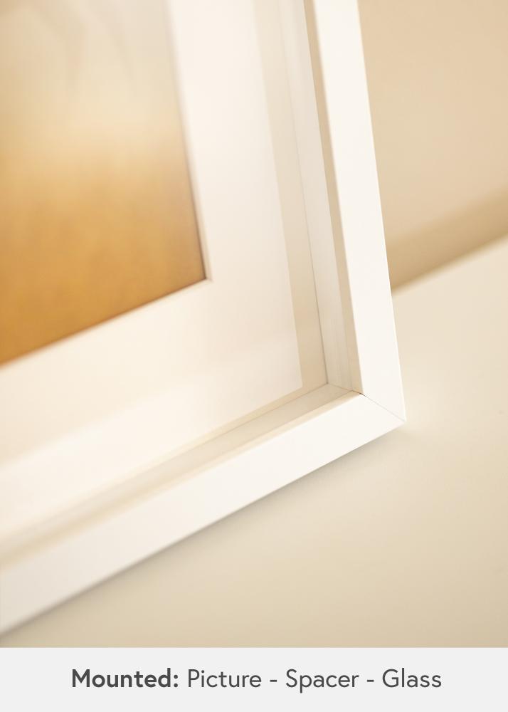 BGA okvir škatle Bela 50x70 cm - Paspartȗ Bela 40x60 cm