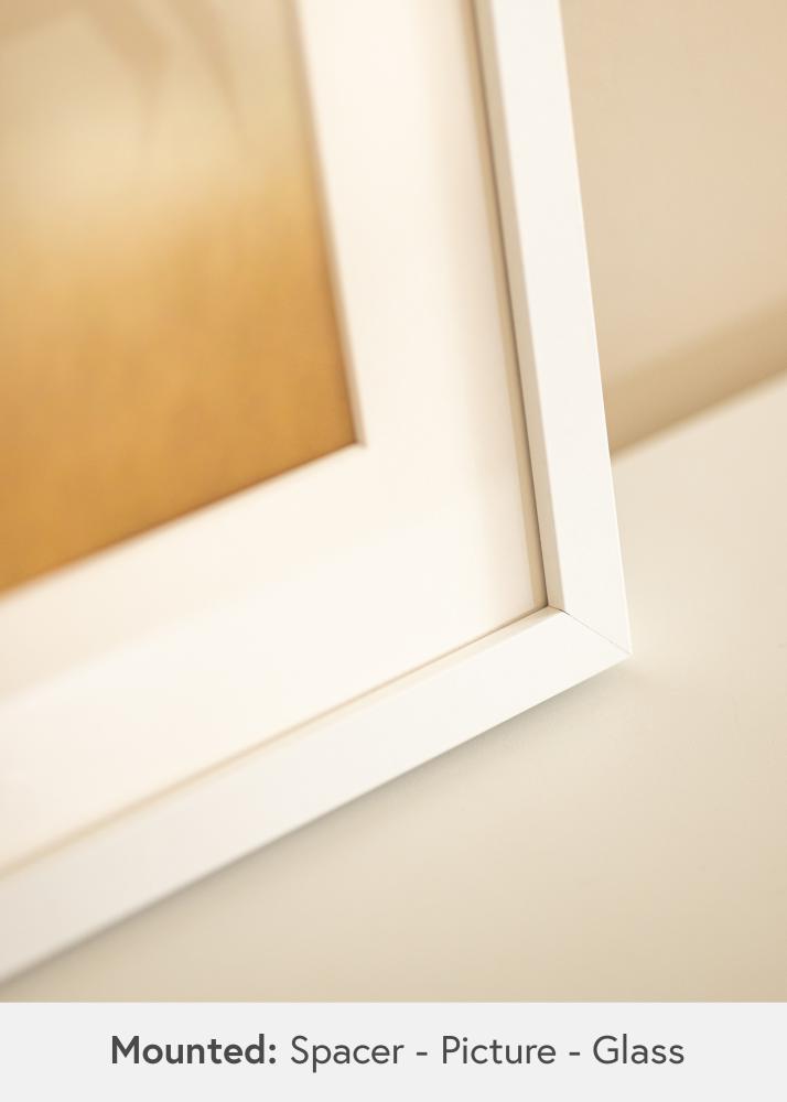 BGA okvir škatle Bela 50x70 cm - Paspartȗ Bela 40x60 cm