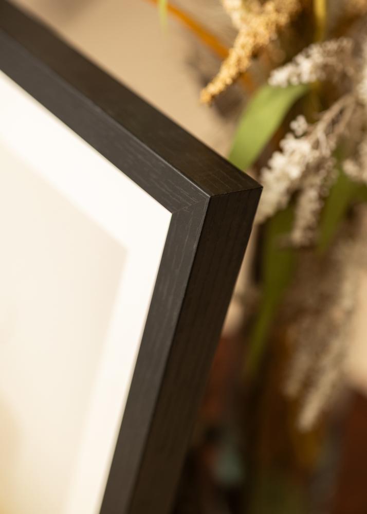 BGA okvir škatle črna 30x45 cm - Paspartȗ bel 8x14 inches