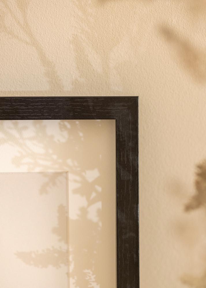 BGA okvir škatle črna 30x45 cm - Paspartȗ bel 8x14 inches