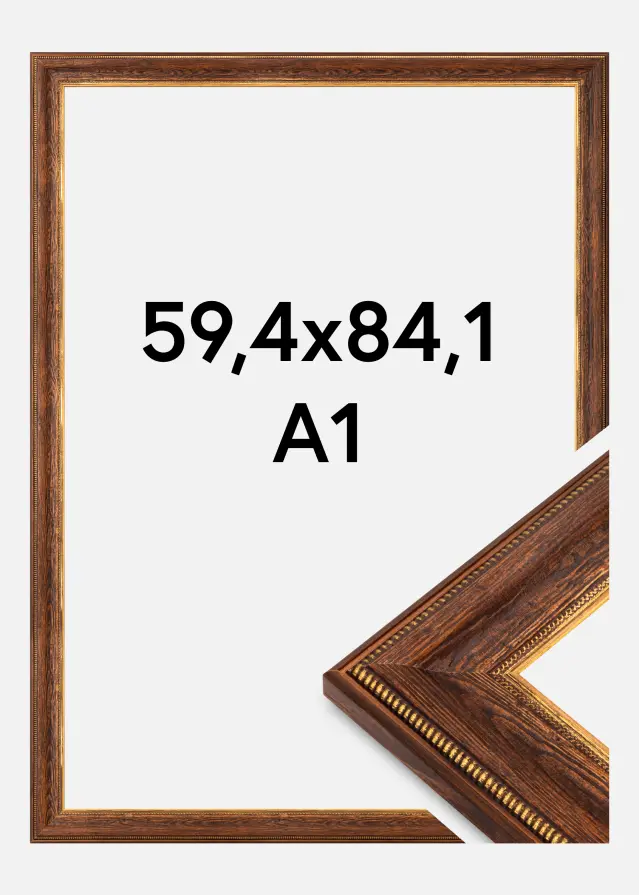 Okvir Fabriano Akrilno steklo Rjav 59,4x84,1 cm (A1)