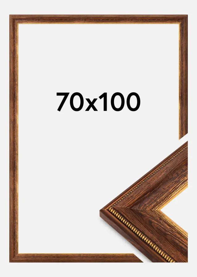 Okvir Fabriano Akrilno steklo Rjava 70x100 cm