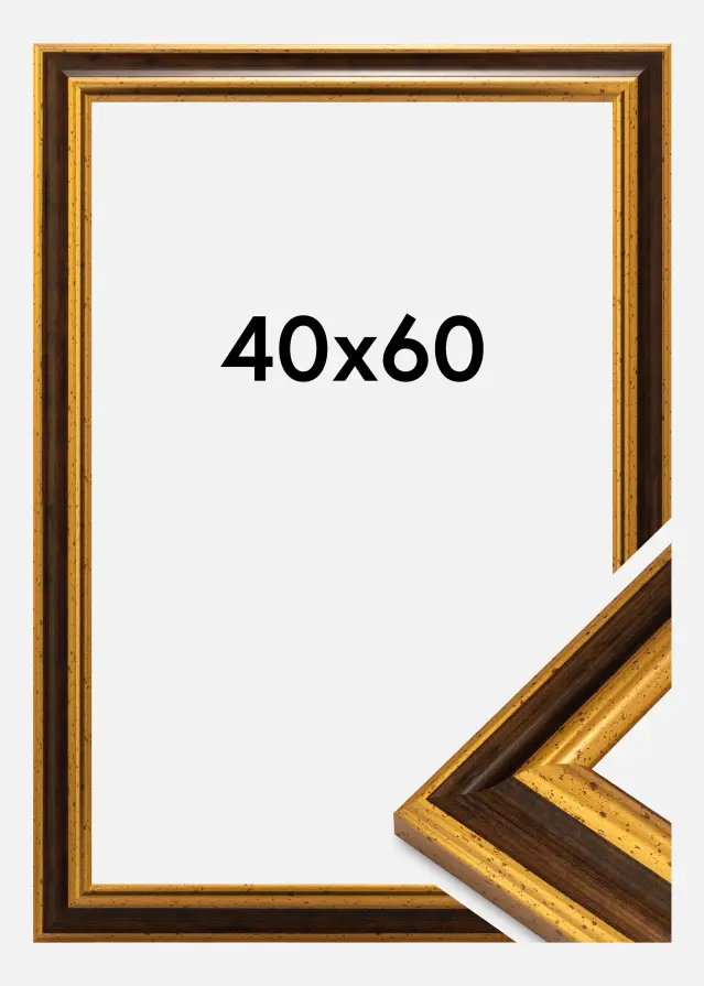 Okvir Aberystwyth Akrilno steklo Zlato 40x60 cm
