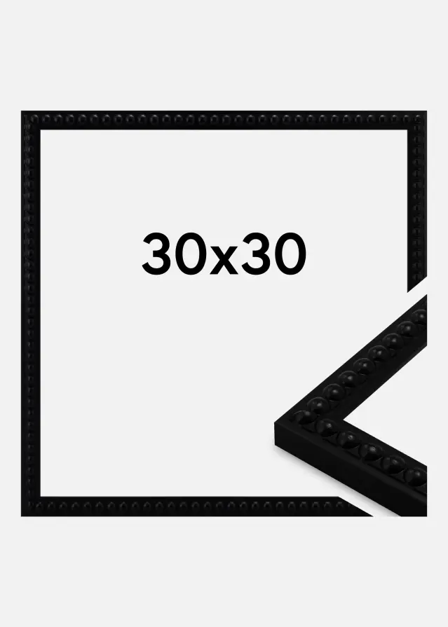 Okvir Perla Akrilno steklo Črna 30x30 cm