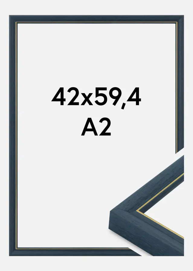 Okvir Canterbury Akrilno steklo Moder 42x59,4 cm (A2)