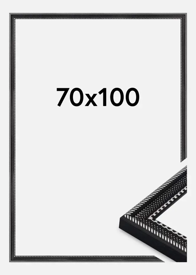 Okvir Trellis Akrilno steklo Vintage Black 70x100 cm