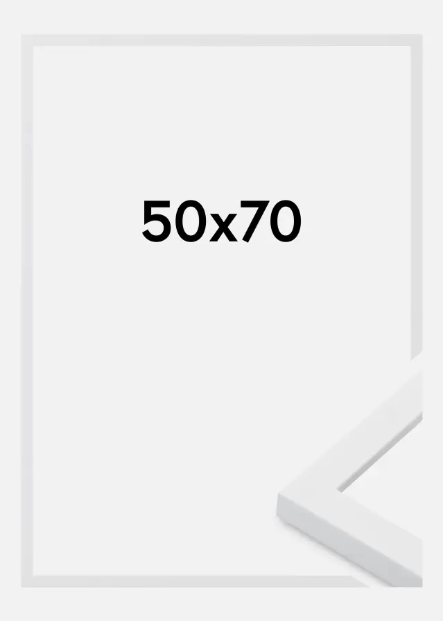 Okvir Oban Akrilno steklo Bela 50x70 cm