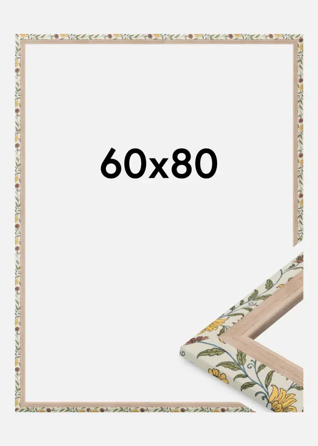 Okvir Arco Akrilno steklo Floral Oak 60x80 cm