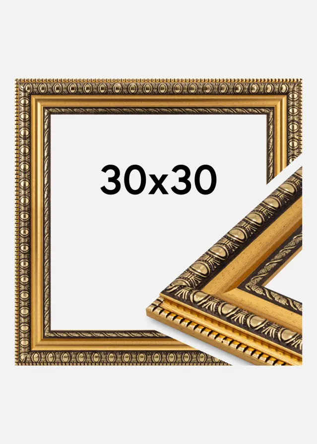 Okvir Ornato Akrilno steklo Zlato 30x30 cm