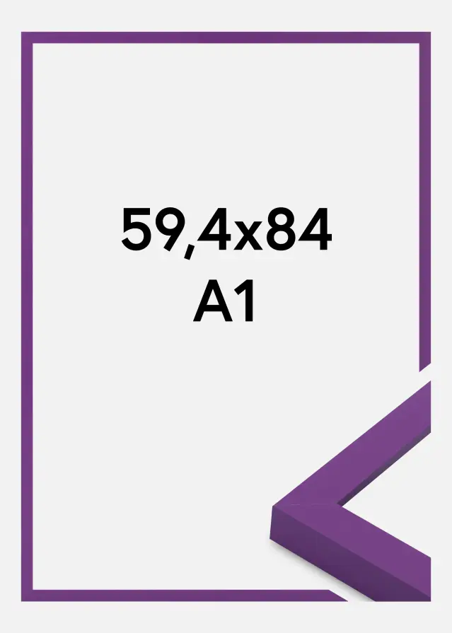 Okvir Selection Akrilno steklo Deep Vijolična 59,4x84,1 cm (A1)