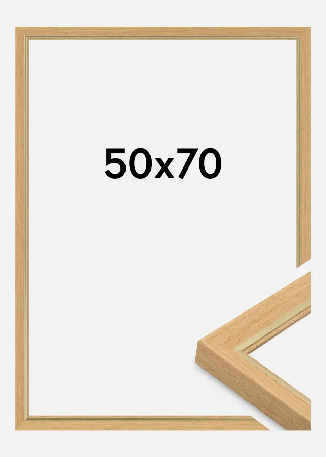 Okvir Apex Akrilno steklo Bukev 50x70 cm