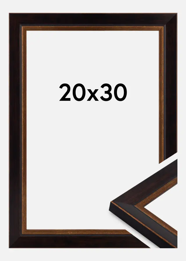 Okvir Artur Akrilno steklo Črna 20x30 cm