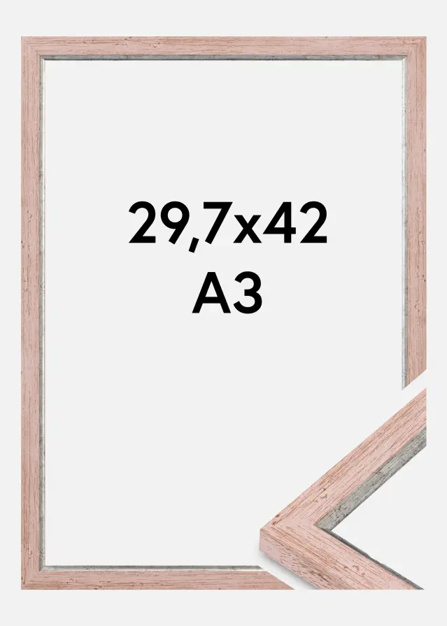 Okvir Whitby Akrilno steklo Rdeča 29,7x42 cm (A3)