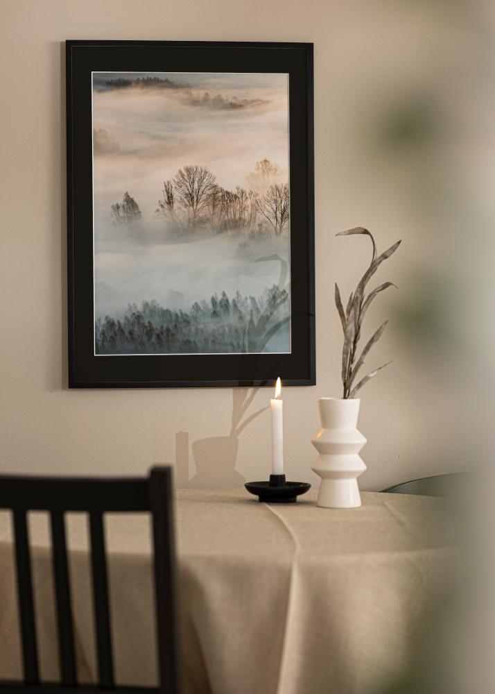 Okvir Edsbyn Črna 20x30 cm - Paspartŭ Črna 15x21 cm (A5)