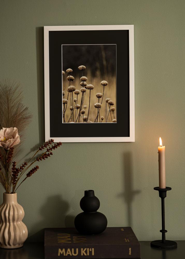 Okvir Selection Bela 13x18 cm - Paspartŭ Črna 9x12 cm