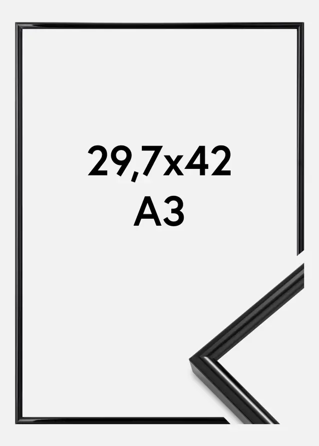 Okvir Galeria Črna 29,7x42 cm (A3)